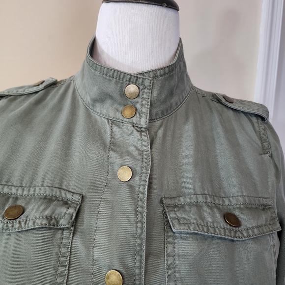 LOFT Drawstring Utility Jacket Size Small Petite - Picture 11 of 16